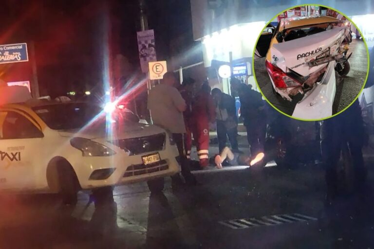 Accidente en el bulevar Felipe Ángeles deja dos lesionados en Pachuca