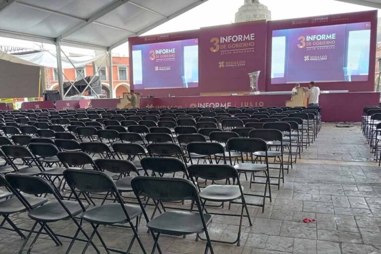 Menchaca entregará su tercer informe de gobierno al Congreso de Hidalgo