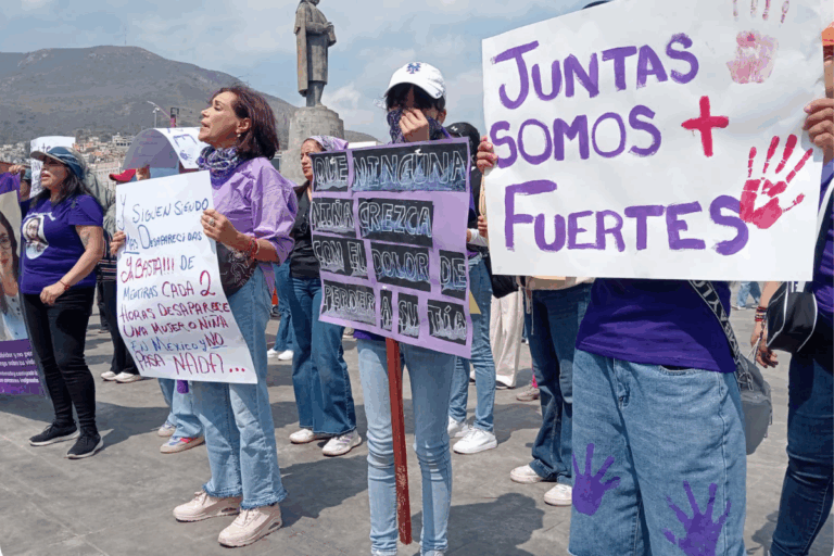 Minuto a minuto: Así se desarrolló la marcha del 8M en Pachuca